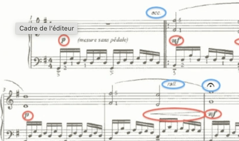 5è, SEQUENCE 1, Le Mouvement : Le codage sur partition des variations de tempo, ou&nbsp;nuance
